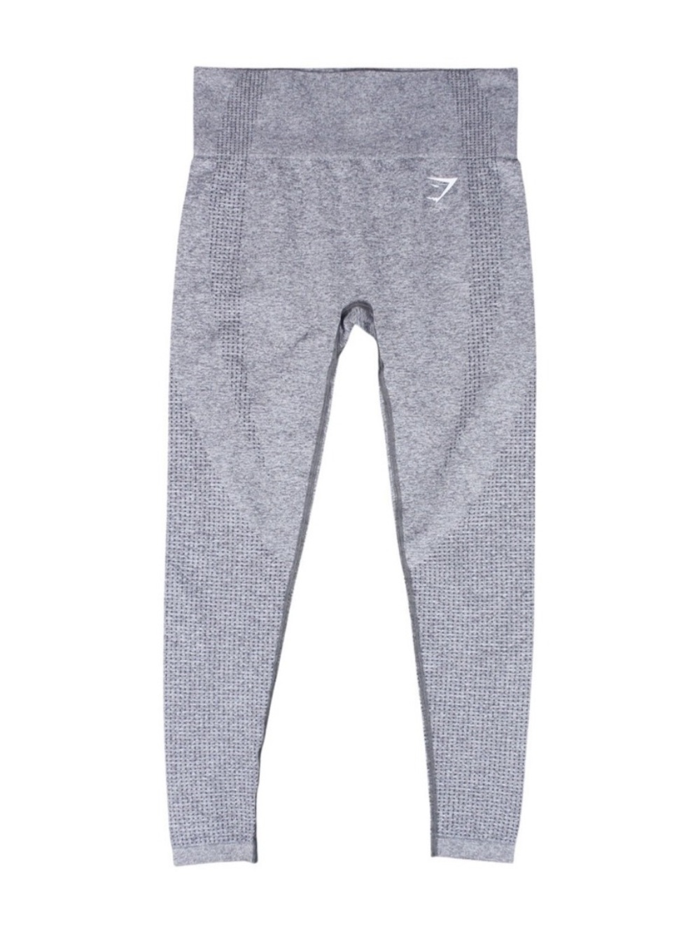 Gymshark Seamless Leggings Gray Marl High Waisted Athletic Women's Size Small